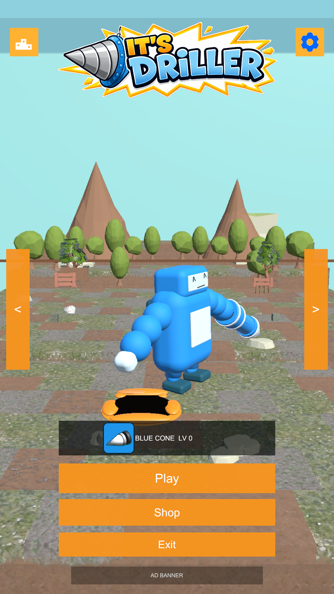 It's Driller character in the Forest world