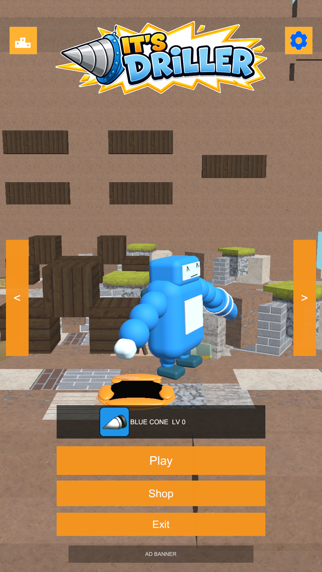 It's Driller character in the Mine world